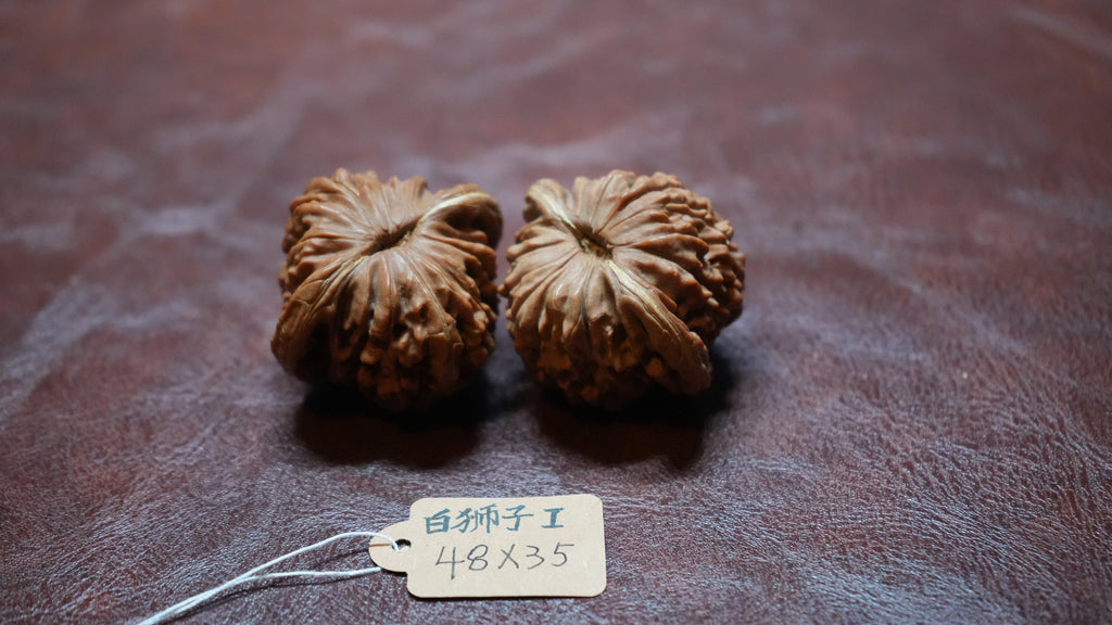 White Lion Wenwan Walnut Pair I